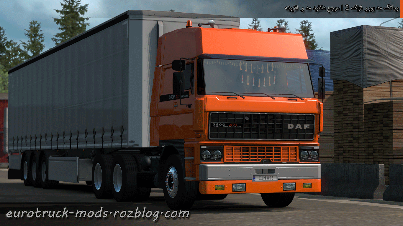 دانلود کامیون داف سری F 241 + داخلی و صدا برای بازی یورو تراک 2 ورژن 1.39
