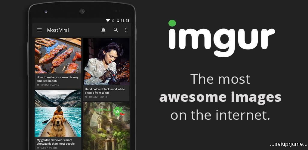 دانلود Imgur Full 4.14.3.14662 – بزرگترین منبع گیف و تصاویر اندروید + مود 