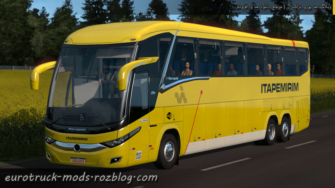 دانلود اتوبوس جدید مارکوپولو G7 + داخلی برای بازی یورو تراک 2 ورژن 1.39