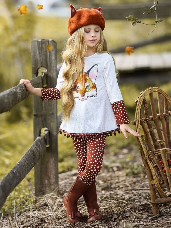 مدل لباس دخترانه پاییزی