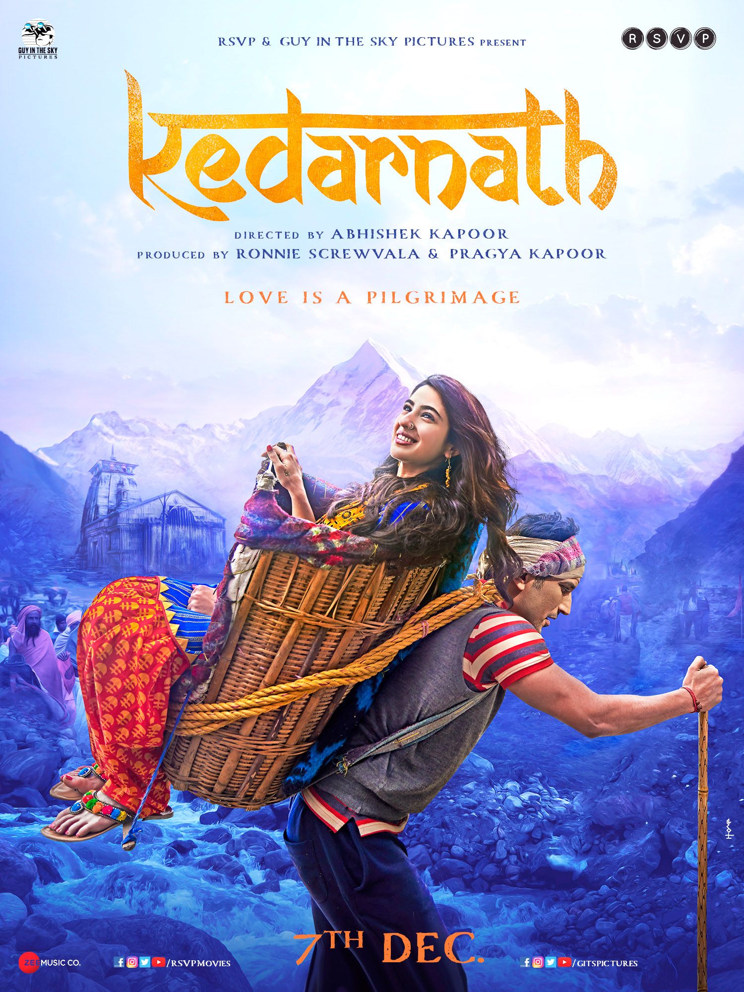 دانلود فیلم هندی Kedarnath 2018 کدرنات دوبله فارسی
