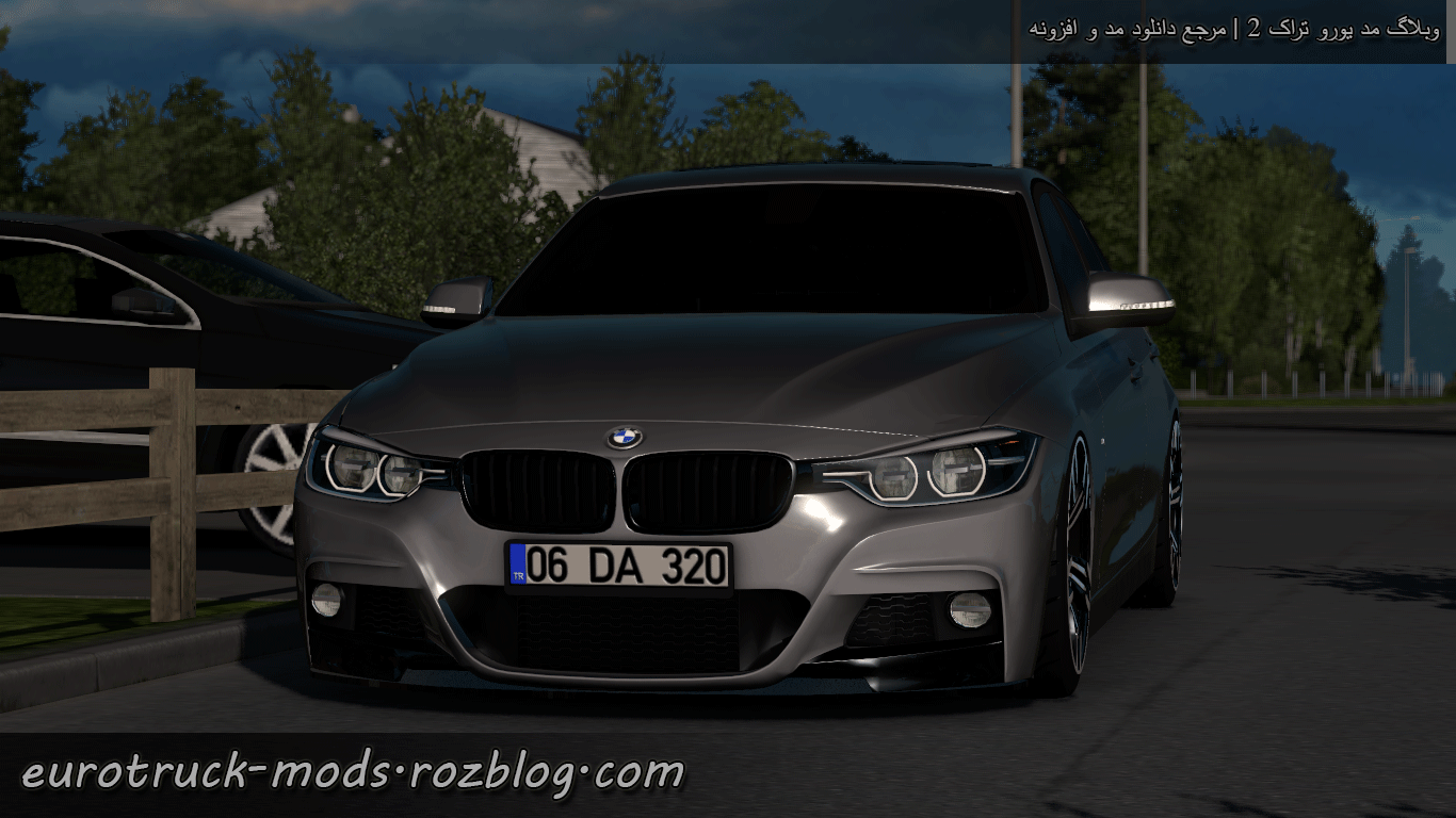 دانلود ماشین BMW F30 M + داخلی و صدا برای بازی یورو تراک 2 ورژن 1.39
