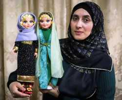 ساخت عروسک قرآن خوان توسط خانم روسي