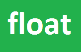 خاصیت float همراه با مثال