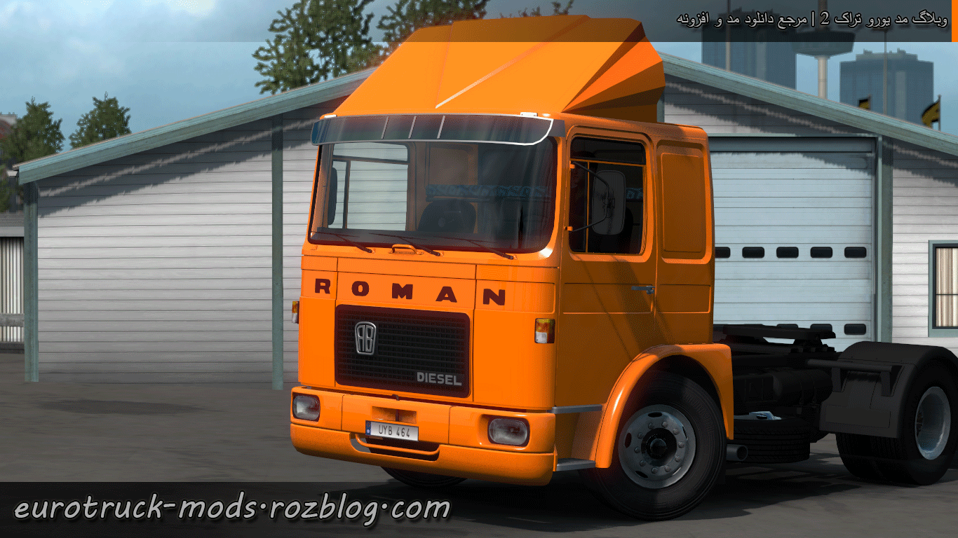 دانلود کامیون Roman Disel + داخلی برای بازی یورو تراک 2 ورژن 1.39