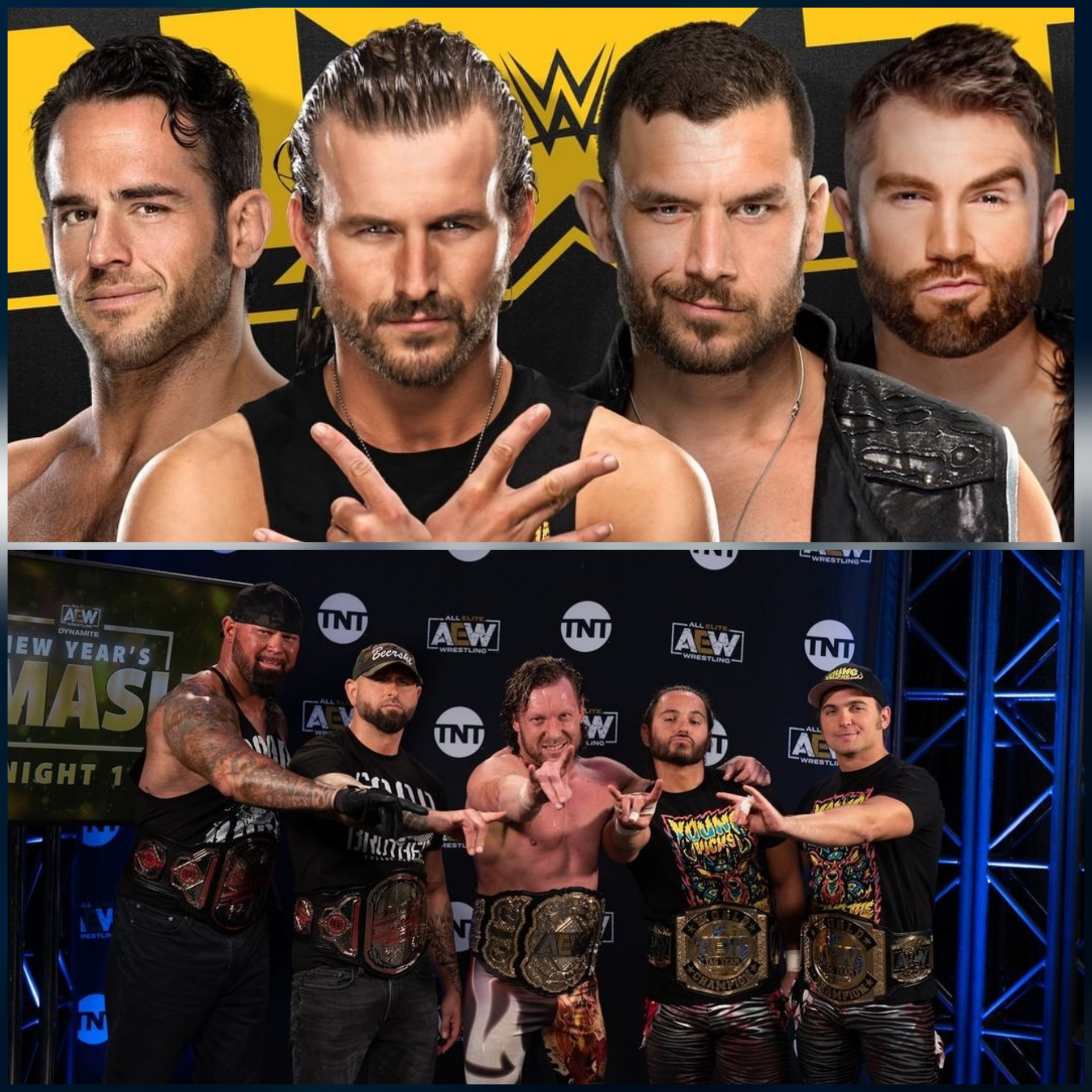 پخش زنده دینامیت (نیو یرز اسمش شب دوم) و NXT (داستین رودز تگ تیم کلاسیک) ۱۳ ژانویه ۲۰۲۱ (امشب)