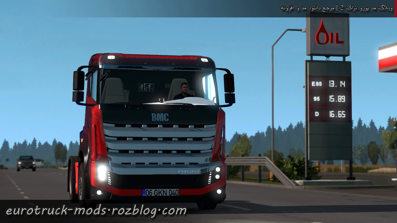 دانلود کامیون BMC Tugra + داخلی برای بازی Euro Truck Simulator 2