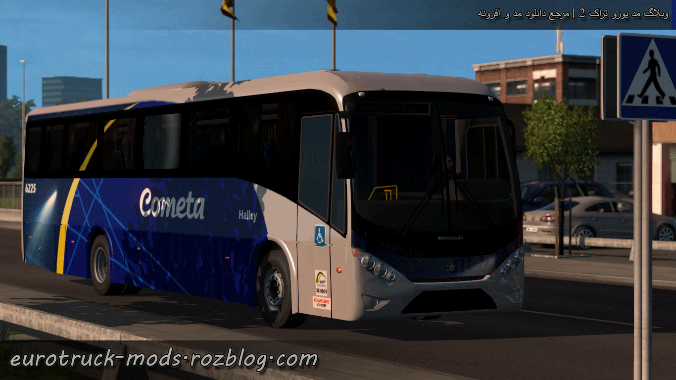 دانلود اتوبوس مارکوپولو Ideale 770 + داخلی برای بازی یورو تراک 2 ورژن 1.39
