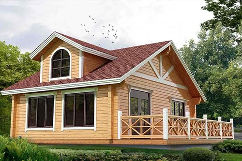 خانه پیش ساخته چوبی 