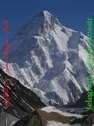 تصویر قله کوه k2 