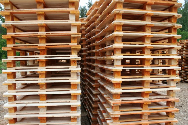 پالت چوبی دنیای راش