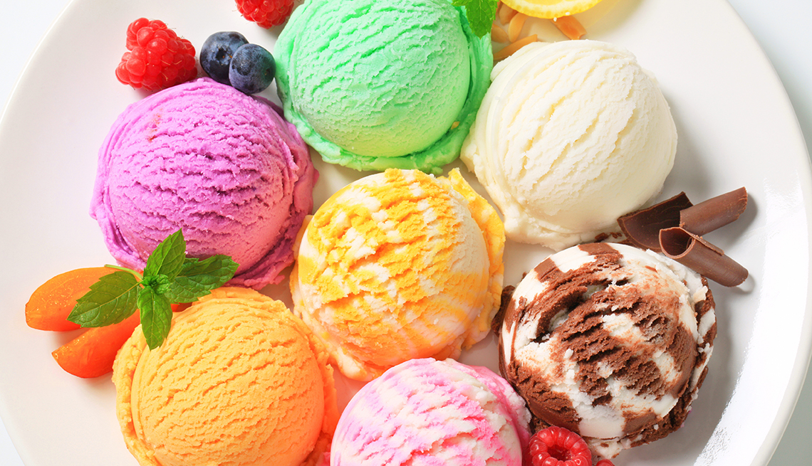 بستنی میوه ای فوری در دو دقیقه