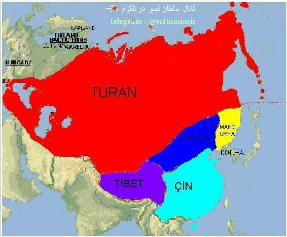 نقشه  برای احیای امپراطوری چنگیزخان مغول