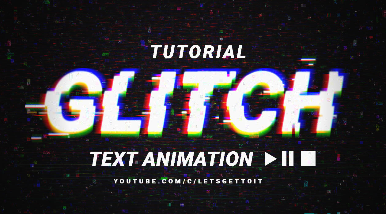 فیلم آموزش ایحاد جلوه انیمیشن متن اشکال باحال در فتوشاپ , Cool Glitch Text , طرح حرفه ای و پیشرفته , متن متحرک