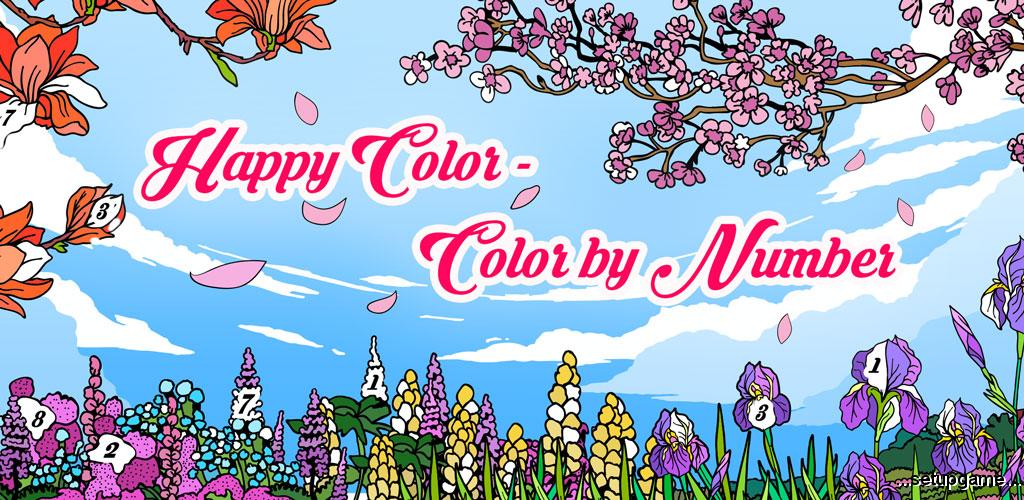 دانلود Happy Color™ – Color by Number 2.9.10 – بازی پازل – فکری و سرگرمی “رنگ شاد” اندروید + مود