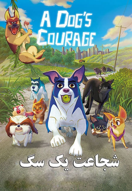 دانلود انیمیشن شجاعت یک سگ دوبله فارسی A Dogs Courage 2018