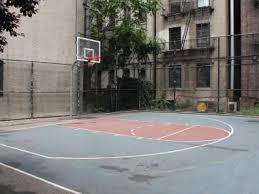 ساخت زمین بسکتبال خیابانی