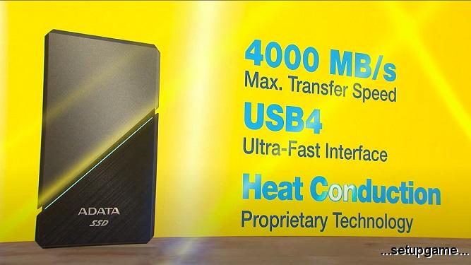 Adata درایو SSD اکسترنال SE920 را معرفی کرد؛ سرعت 4000 مگابایت بر ثانیه با رابط USB4