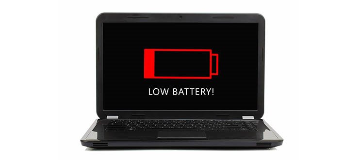 5 دلیل اصلی خالی شدن باتری لپ تاپ + راه حل جلوگیری از آن‌ ها