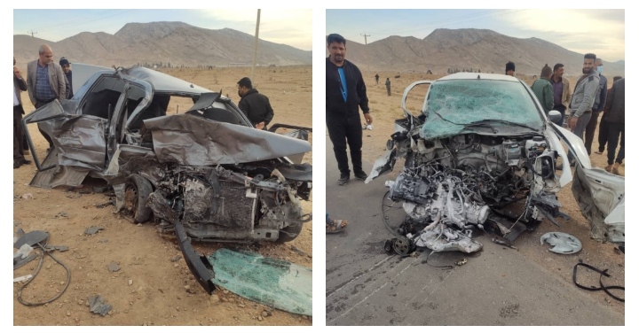 حادثه در جاده خرامه شیراز دو نفر را به کام مرگ کشاند