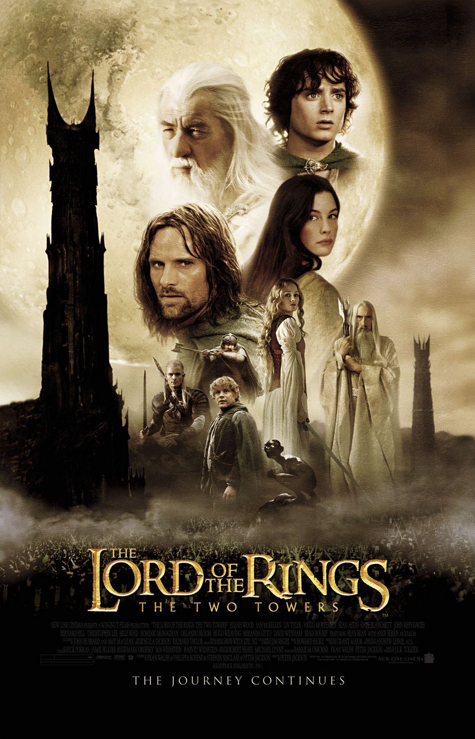 ارباب حلقه ها : دو برج The Lord of the Rings: The Two Towers 2002 با دوبله فارسی