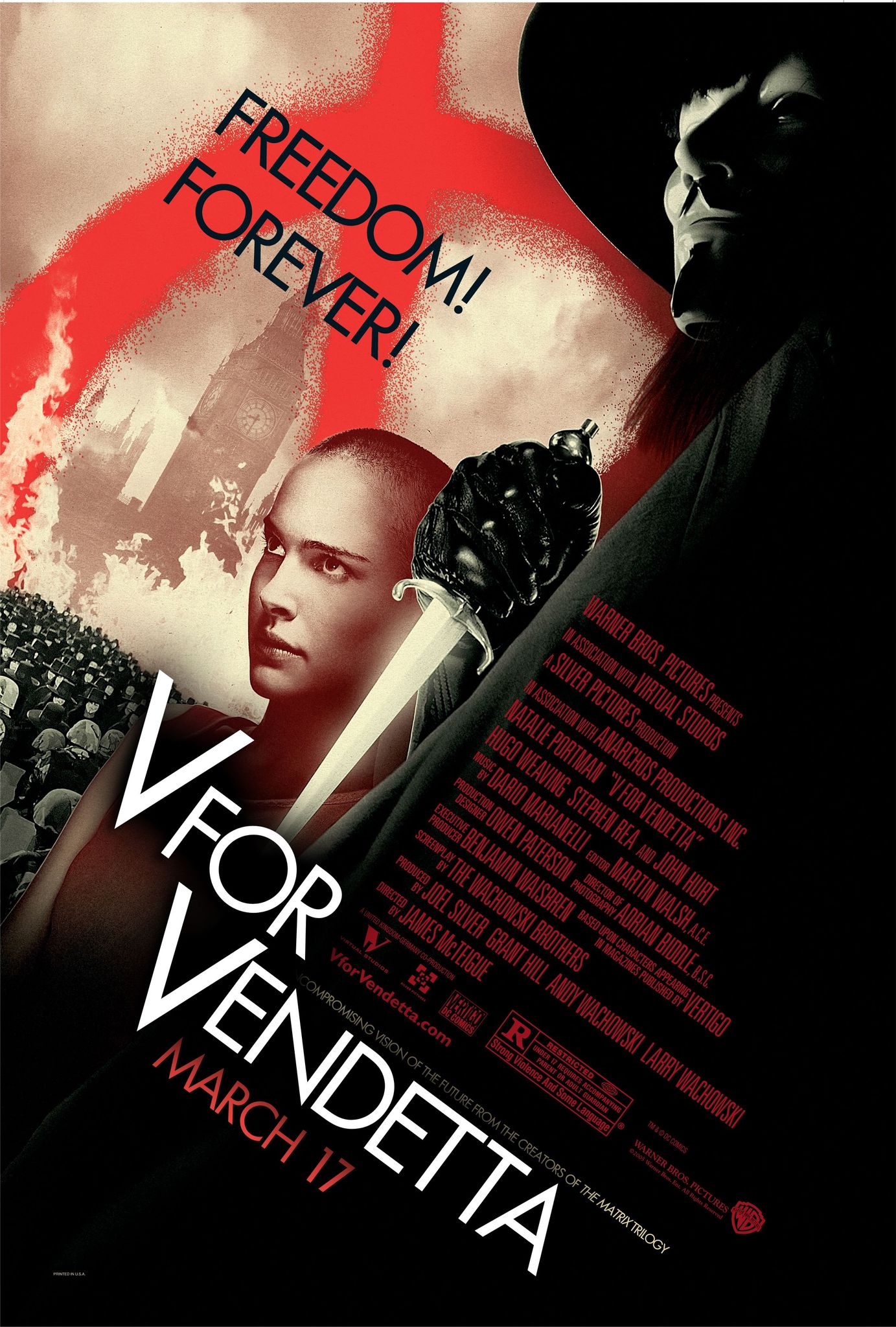 انتقام جو V for Vendetta 2005 با دوبله فارسی