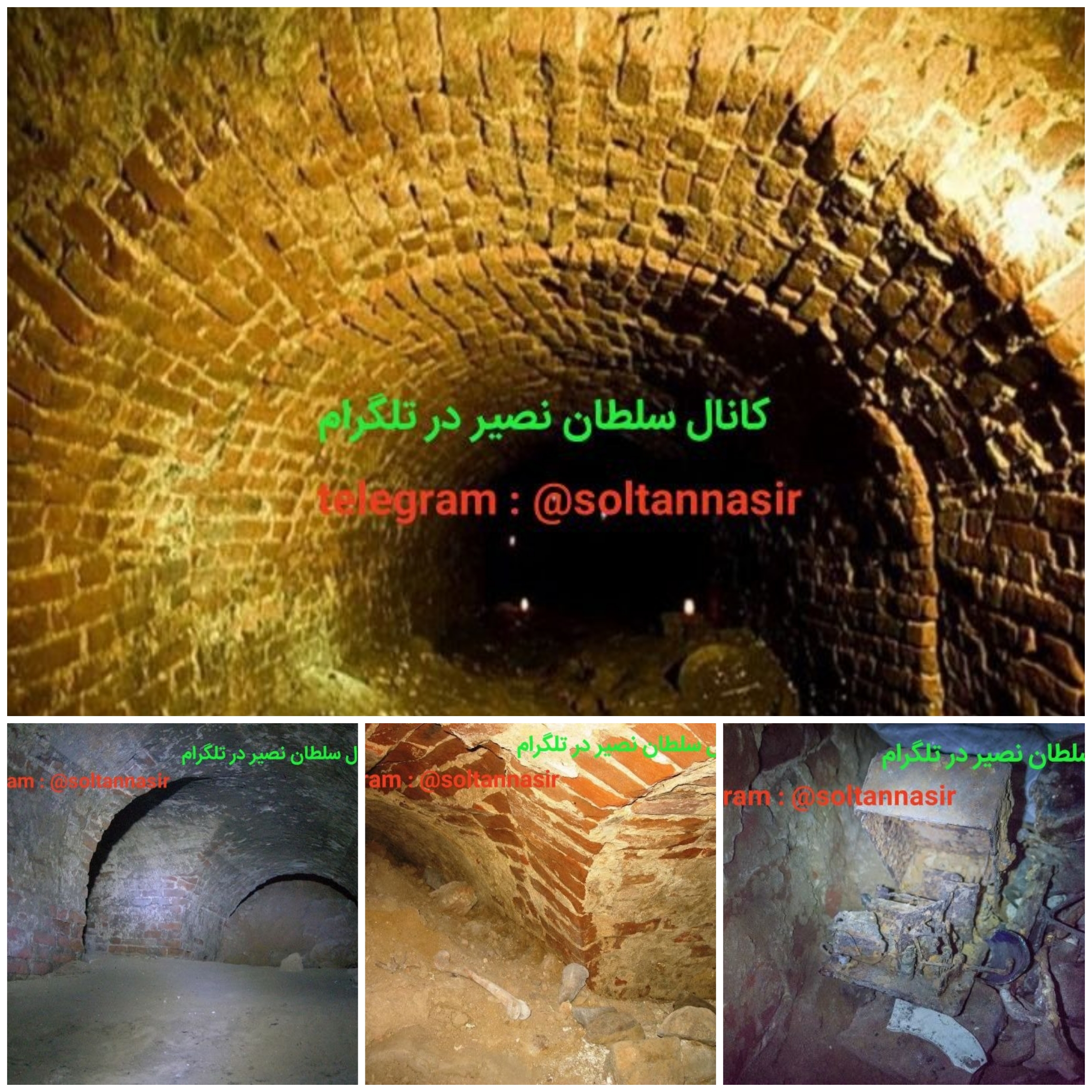 تصاویر تونل های زیرزمینی شهر خارکف در اوکراین 