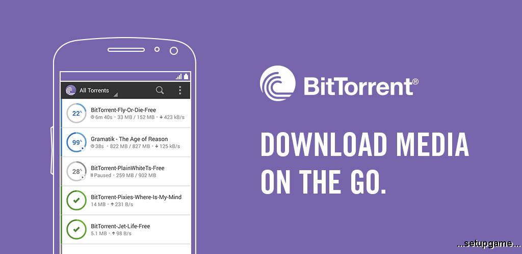 دانلود نرم افزار بیت تورنت BitTorrent® Pro – Torrent App 3.11 اندروید