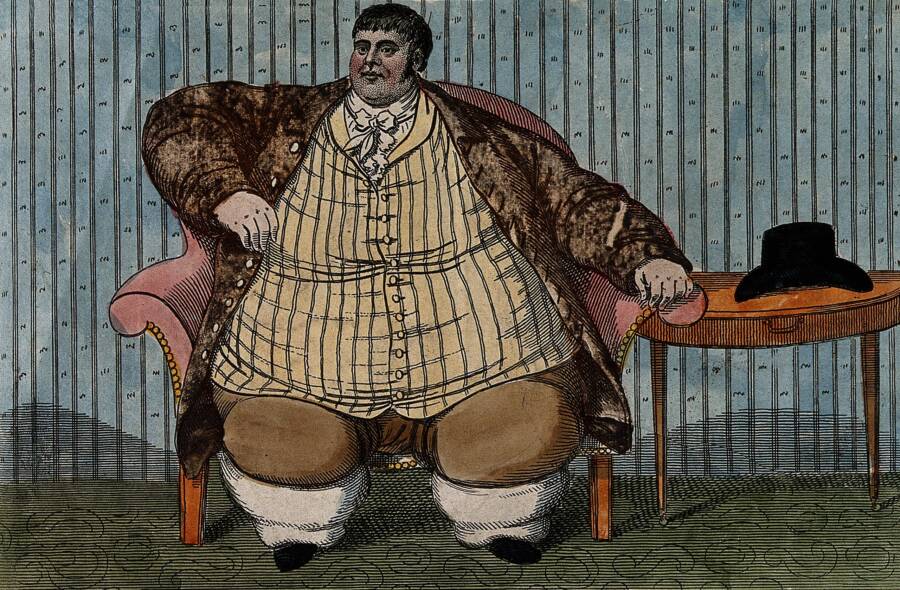 دنیل لمبرت چاق ترین مرد انگلستان در قرن 19