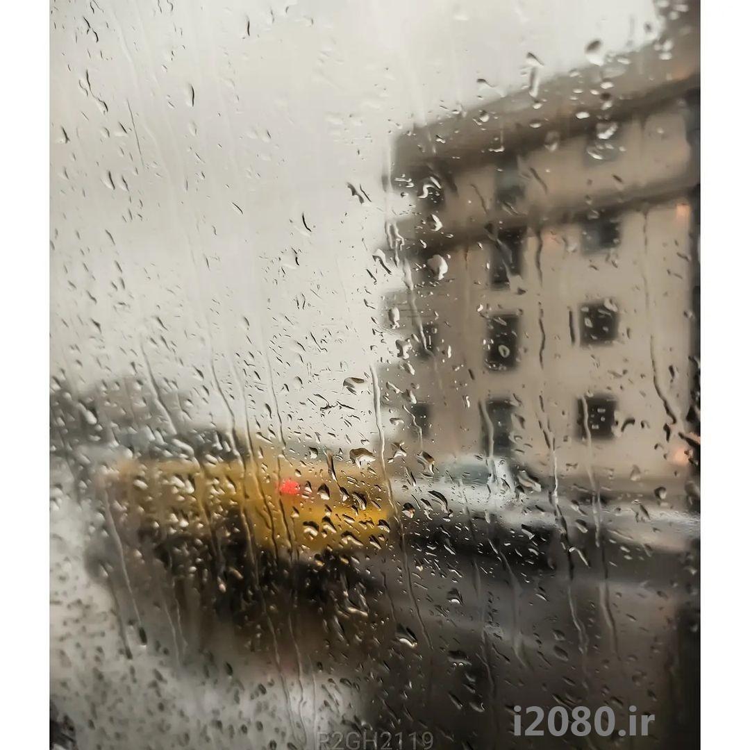 دانلود عکس و والپیپر HD | باران پاییزی روی شیشه 375