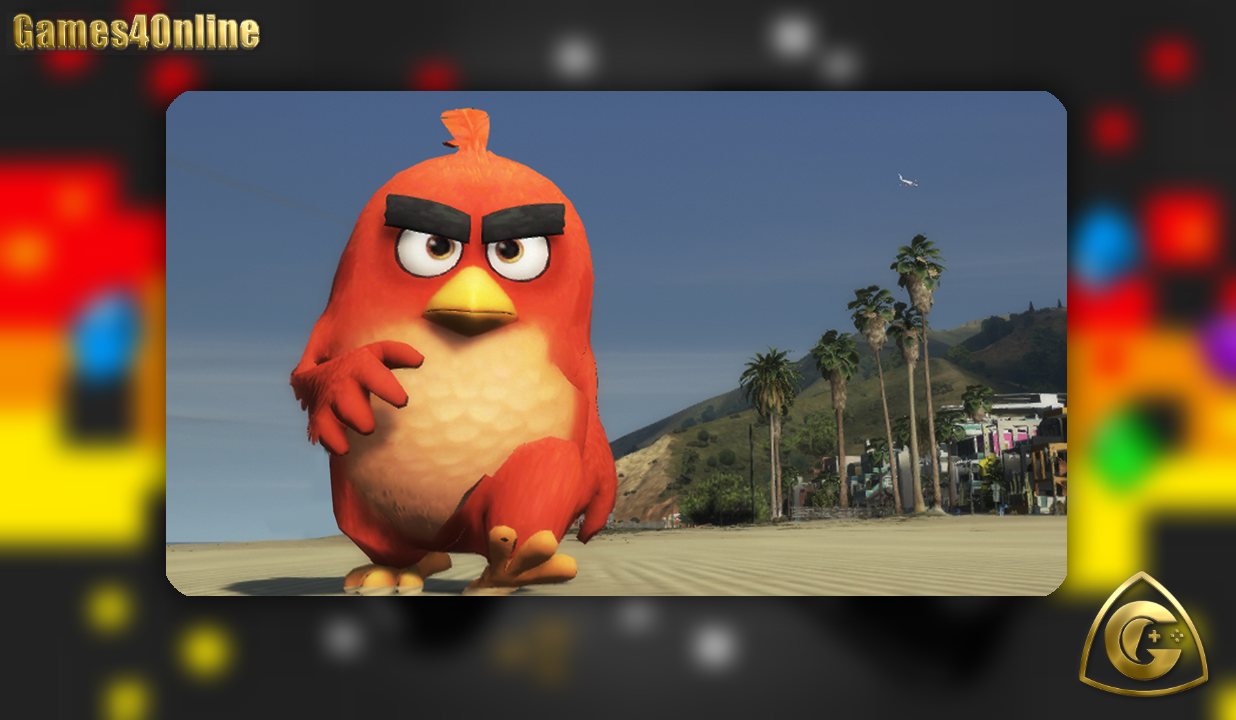دانلود مد اسکین Angry Birds برای Gta V