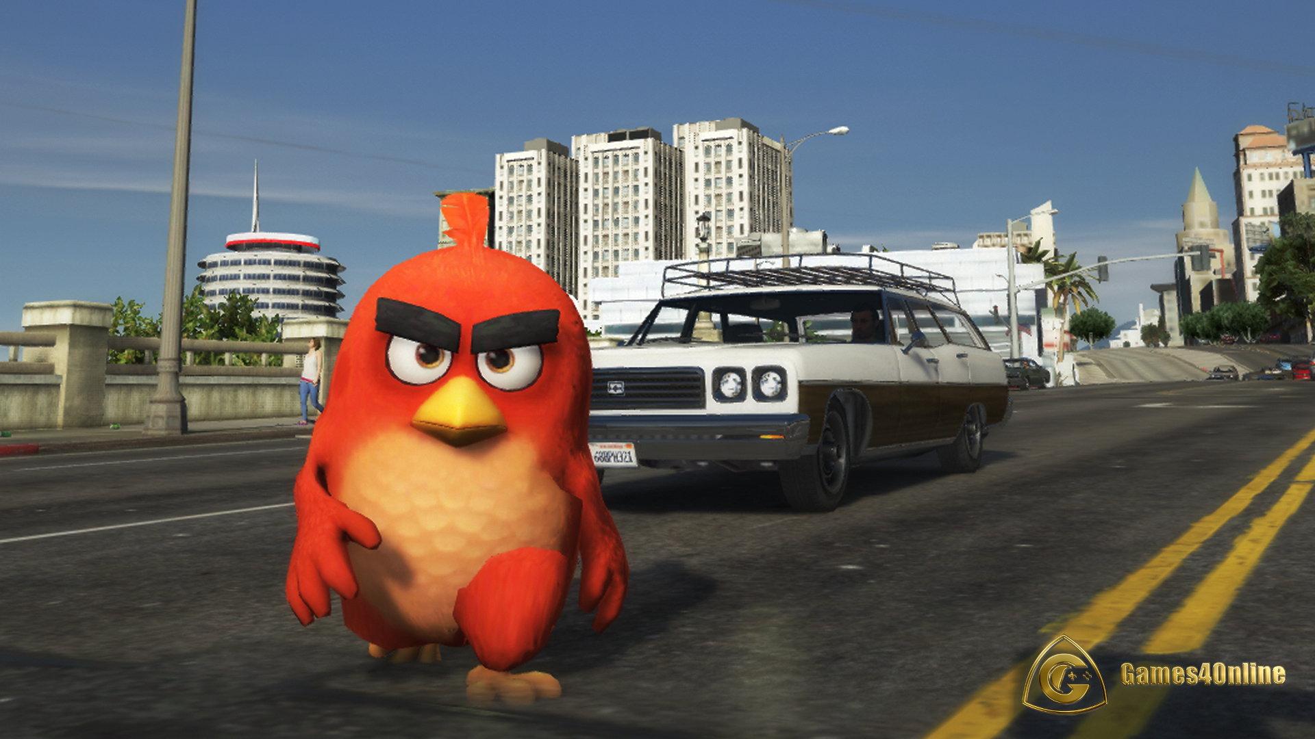 دانلود مد اسکین Angry Birds برای Gta V