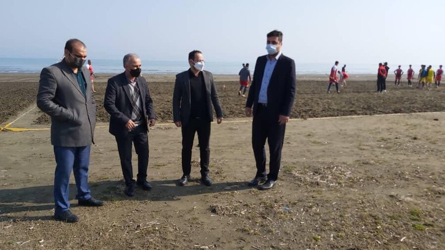 بازدید از اردو تیم ملی هاکی ساحلی ایران در تالش