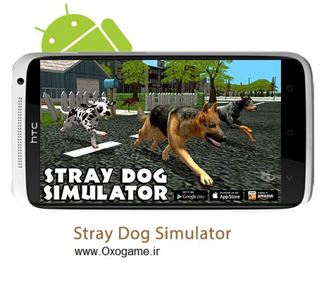 دانلود بازی شبیه ساز سگ Stray Dog Simulator v1.4 برای اندروید