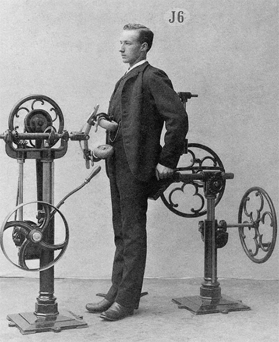 تصاویر جالب فیزیوتراپی در قرن 19