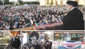 Magiran | روزنامه کیهان (1402/03/20): گزارش خبری تحلیلی کیهان: کاروان امید به  آذربایجان رسید مردم سنگ تمام گذاشتند