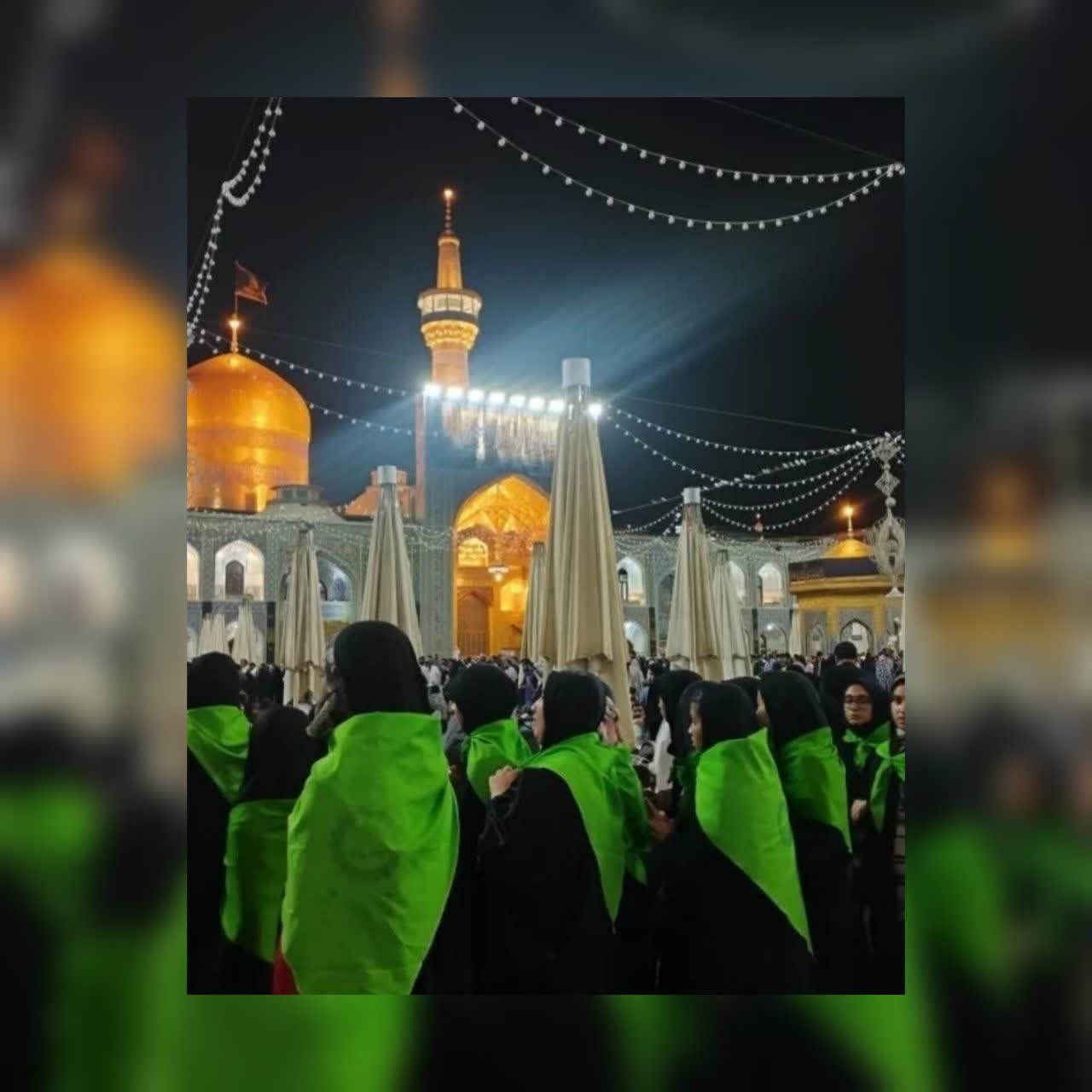 ✨اعزام ۲۰۰ دانش آموز دختر زیارت اولی به اردوی مشهد مقدس