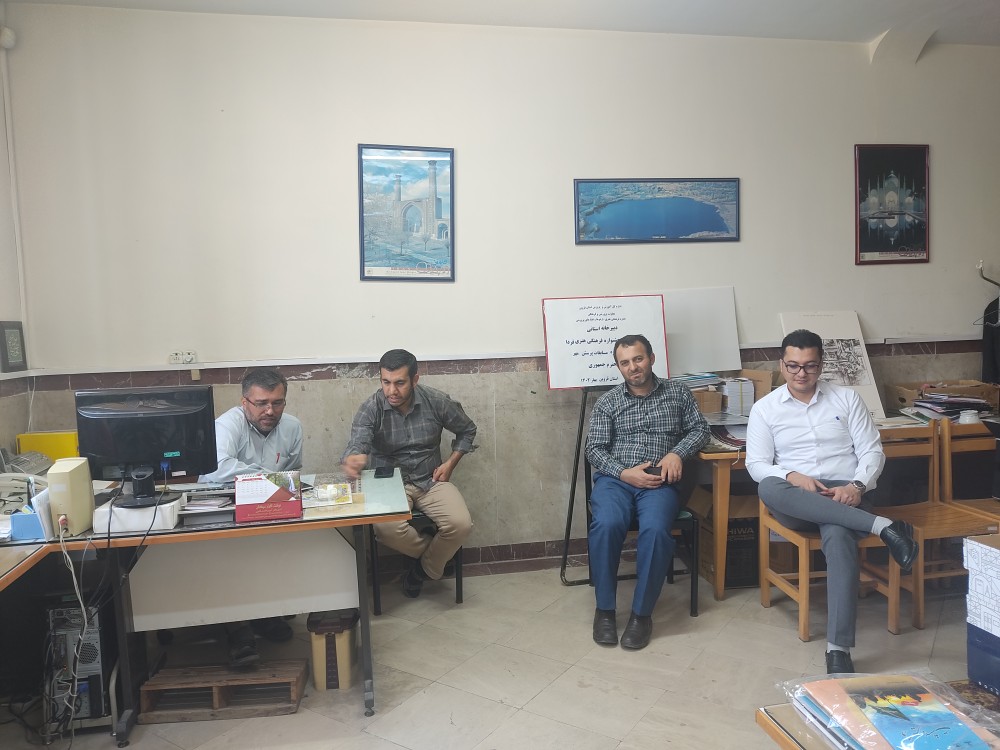 جلسه کارشناس مسئول و کارشناس ناحیه یک با اداره فرهنگی استان قزوین
