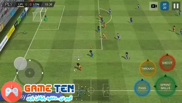 دانلود Pro League Soccer 1.0.41 - بازی فوتبال حرفه ای + مود