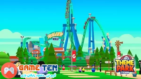 دانلود Idle Theme Park Tycoon 3.0.10 - بازی مدیریت پارک تفریحی اندروید + مود