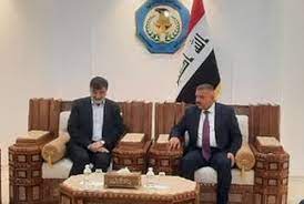 دیدار فرمانده کل انتظامی با وزیر کشور عراق