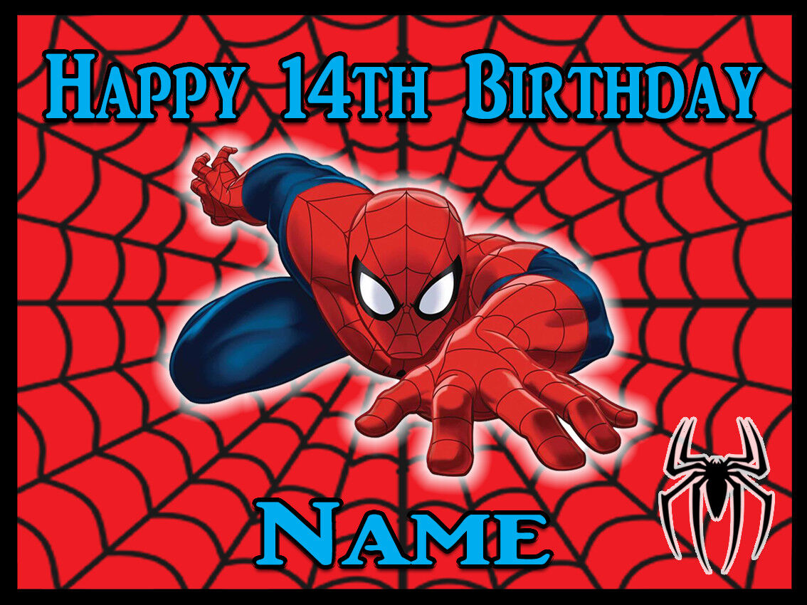 عکس مرد عنکبوتی برای کیک تولد 23