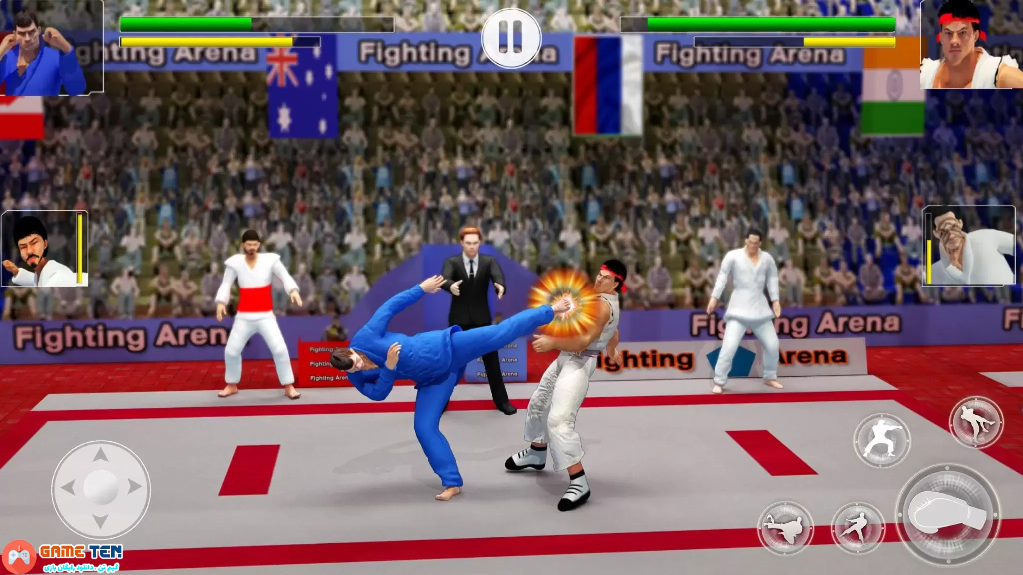 دانلود Karate Fighter: Fighting Games v3.3.0 - بازی مبارز کاراته کار اندروید + مود