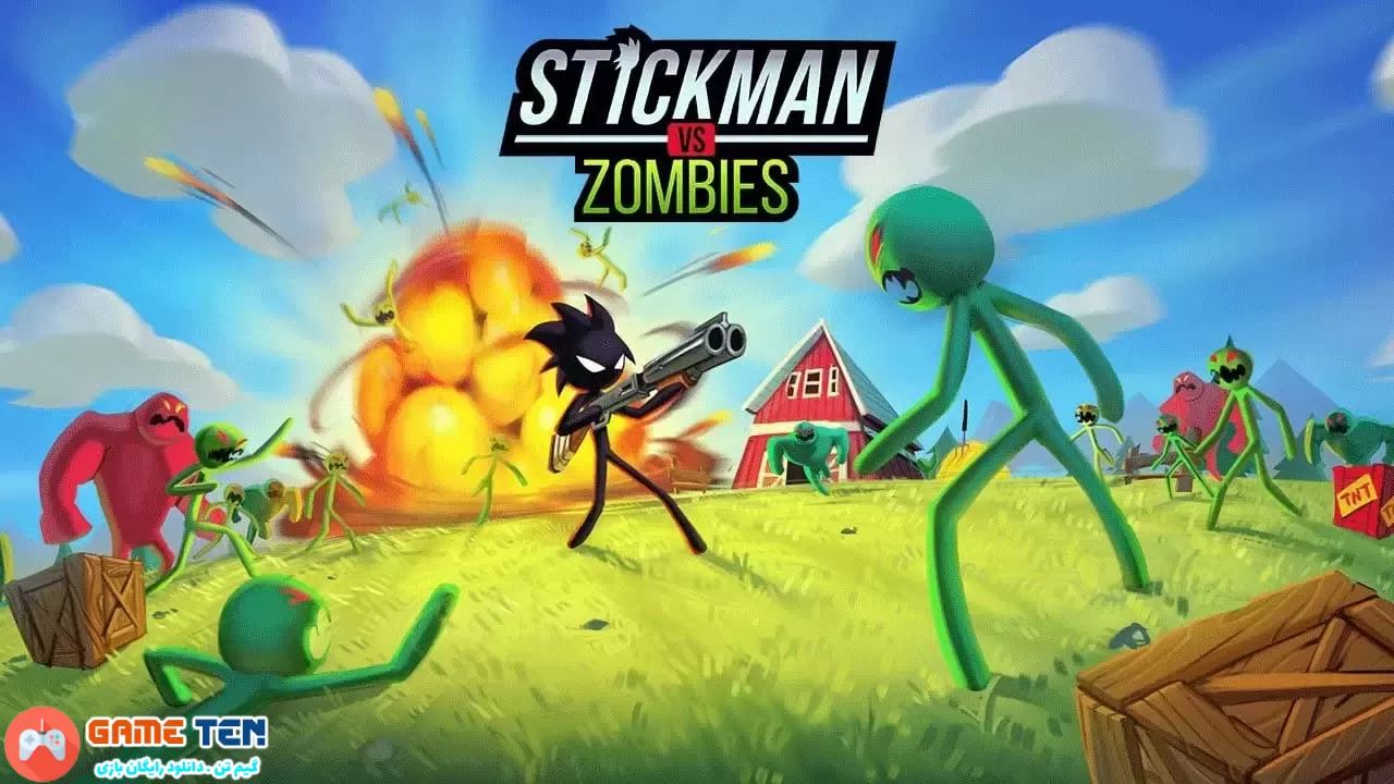 دانلود Stickman vs Zombies 1.5.35 - بازی استیکمن علیه زامبی اندروید + مود