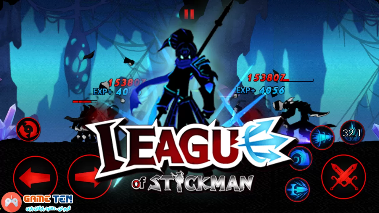 دانلود League of Stickman 6.1.6 - بازی لیگ  استیکمن برای اندروید + مود