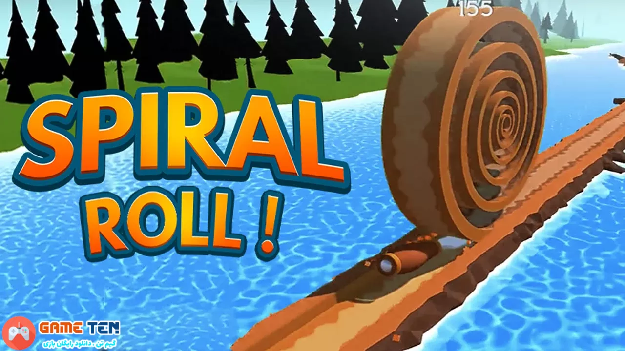 دانلود Spiral Roll 1.20.3 - بازی رول مارپیچی برای اندروید + مود