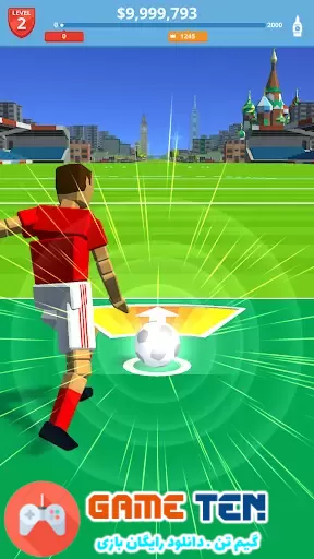 دانلود Soccer Kick MOD 5.0.0 - بازی شوت کردن توپ فوتبال برای اندروید + مود