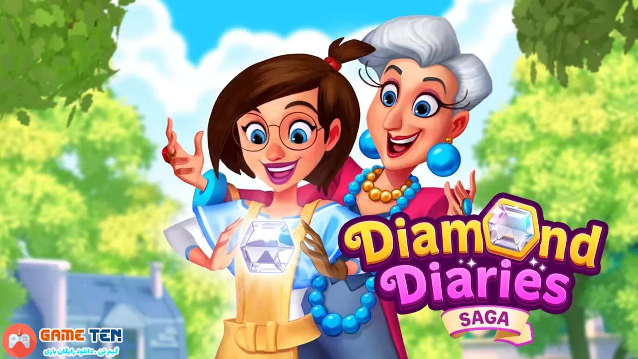 دانلود Diamond Diaries Saga MOD 1.72.0 - بازی کژوال خاطرات الماس برای اندروید + مود