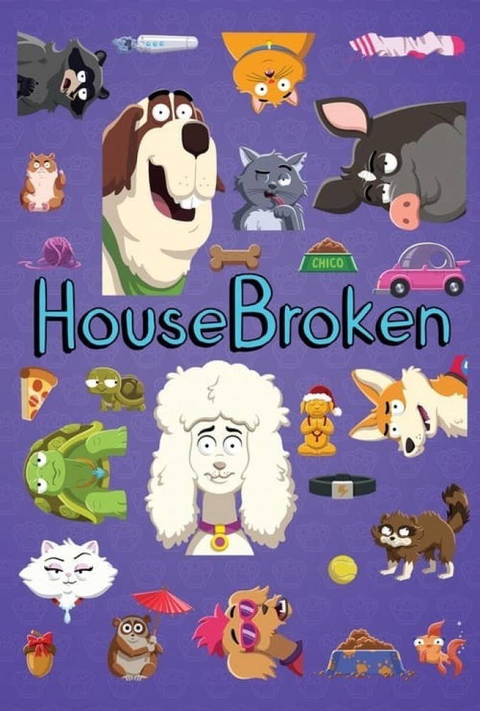 دانلود انیمیشن سریالی حیوانات تعلیم یافته HouseBroken 2021