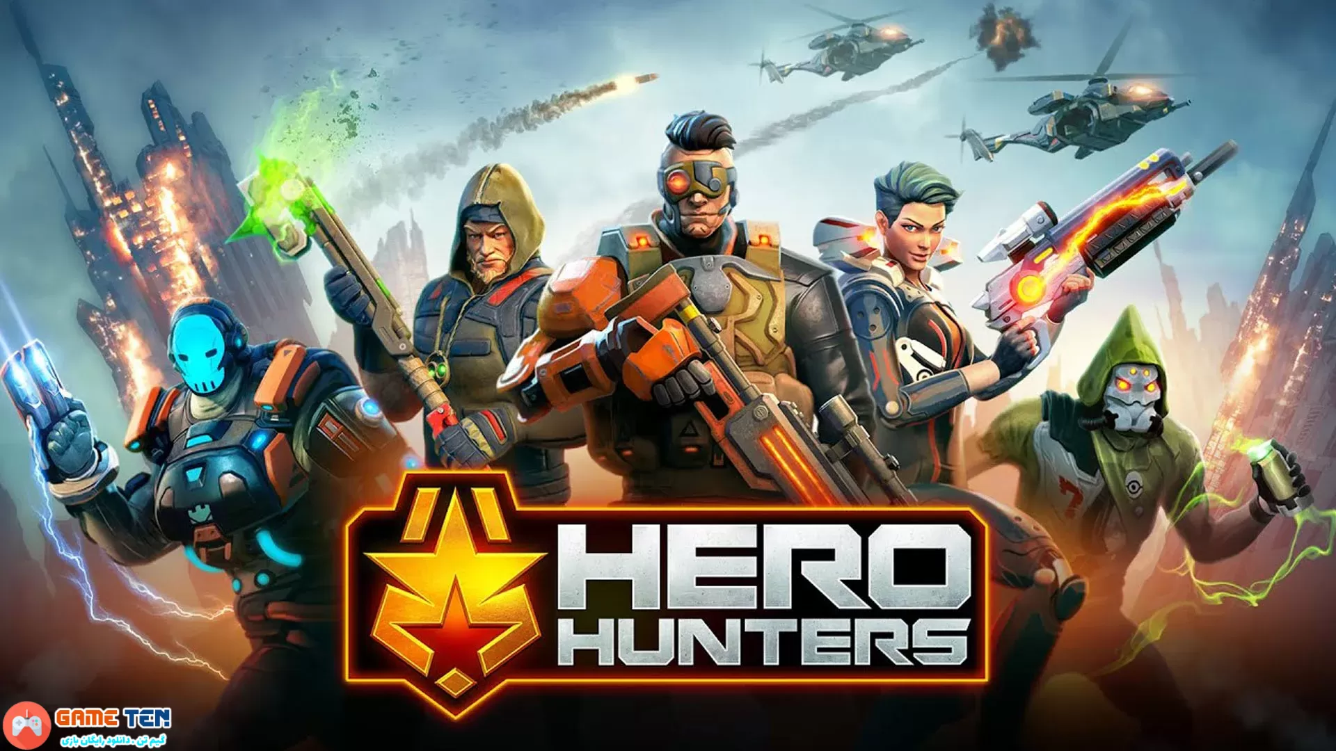 دانلود Hero Hunters 7.4.1 - بازی قهرمانان شکارچی اندروید + مود